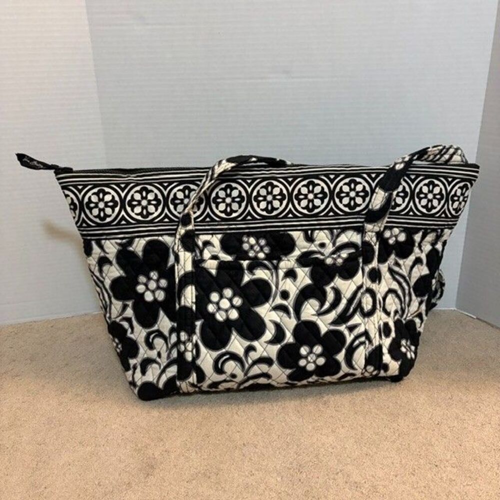 Vera Bradley Miller Travel Tote Bag in "Day & Night" Pattern